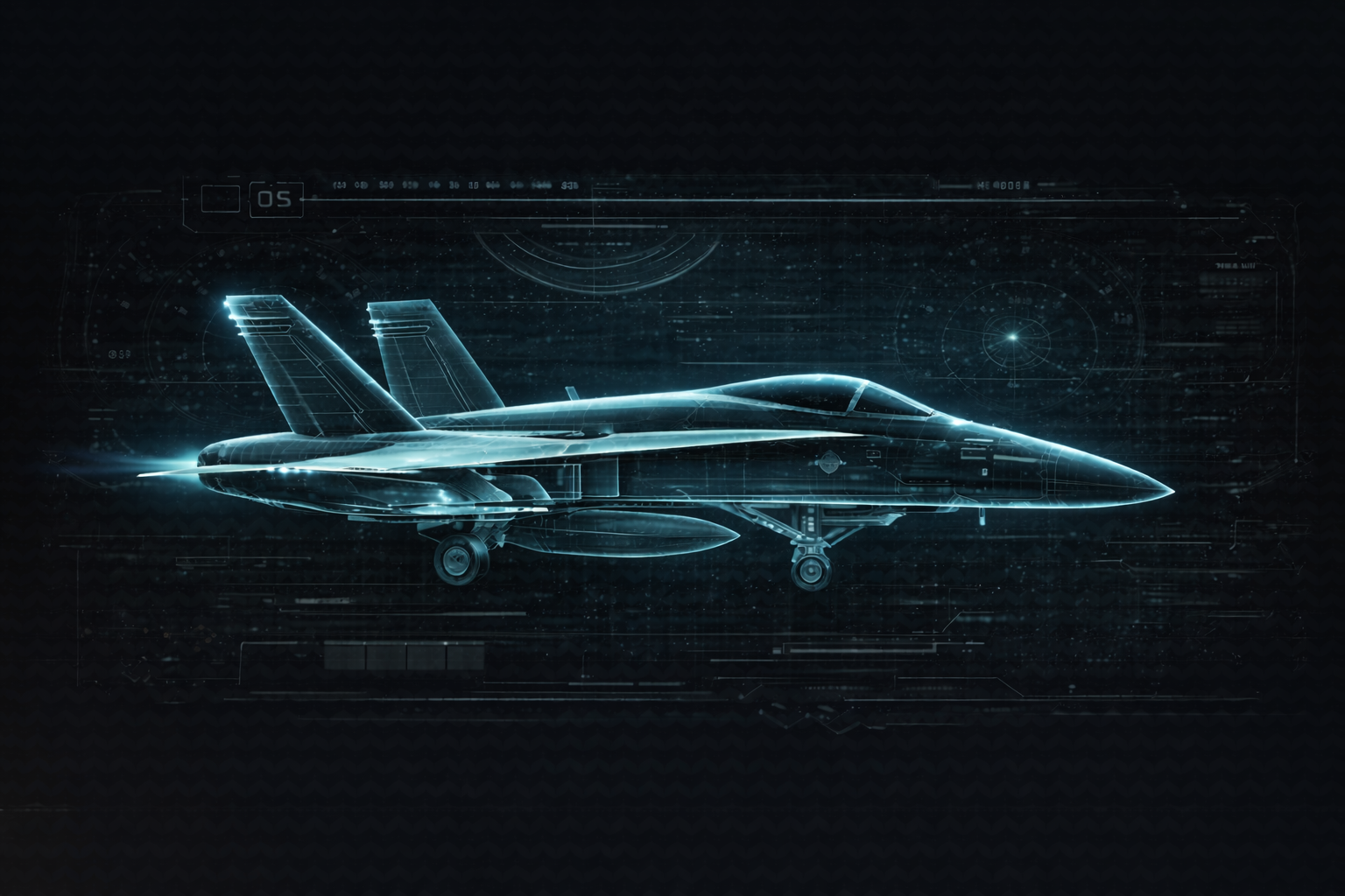 F/A-18C Hornet facing right